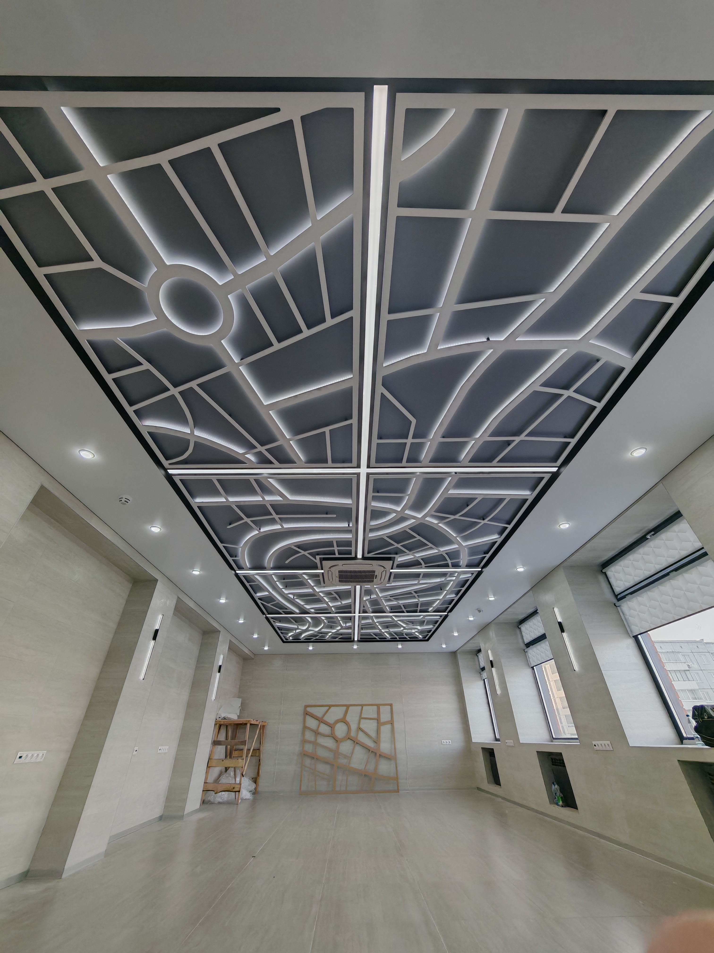 Схема потолочной системы